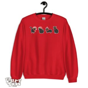 Christmas Cat Lovely T-Shirt Product Photo 6