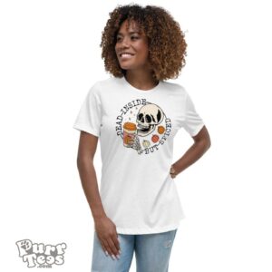 Dead Inside But Spiced Fall shirt Dead Inside Halloween T-Shirt Product Photo 7