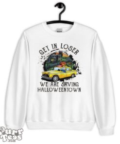 Get In Loser We are Saving Halloween Town Vintage HallowenTown Est 1998 Sweatshirt Product Photo 3