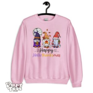 Happy Hallothanksmas Gnomes Halloween Merry Christmas T-Shirt Product Photo 2