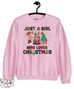 Just A Girl Who Loves Christmas Christmas Tree Coffee Mug Christmas T-Shirt Product Photo 2