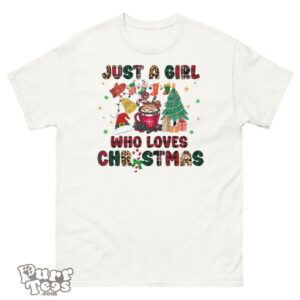 Just A Girl Who Loves Christmas Christmas Tree Coffee Mug Christmas T-Shirt Product Photo 1