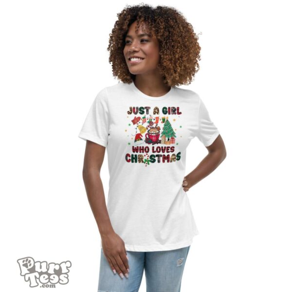 Just A Girl Who Loves Christmas Christmas Tree Coffee Mug Christmas T-Shirt Product Photo 7