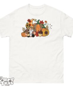 Thanksgiving Gnome Pumpkin Halloween T-Shirt Product Photo 1