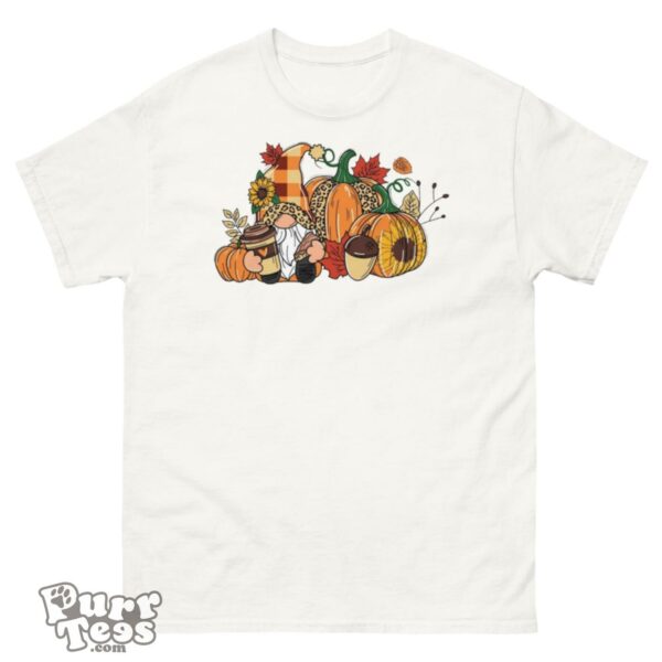 Thanksgiving Gnome Pumpkin Halloween T-Shirt Product Photo 1