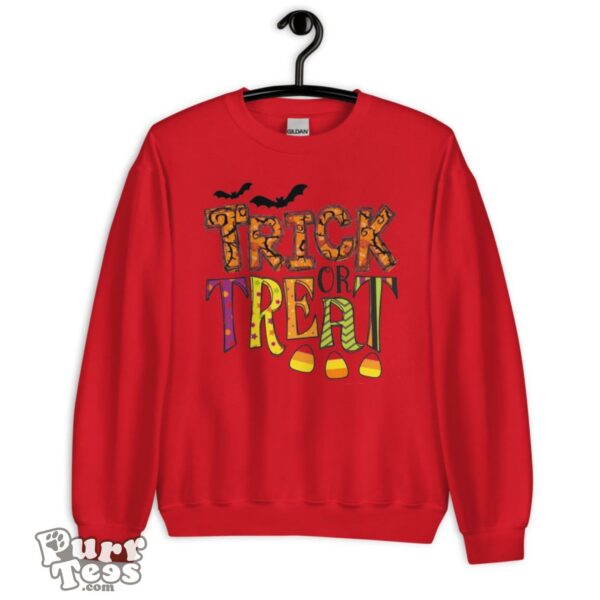 Trick or Treat Funny Halloween Bat And Candy T-Shirt Product Photo 4
