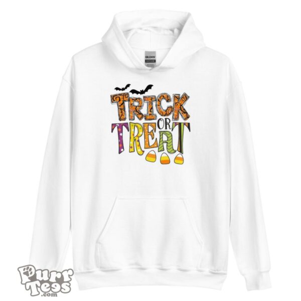 Trick or Treat Funny Halloween Bat And Candy T-Shirt Product Photo 5
