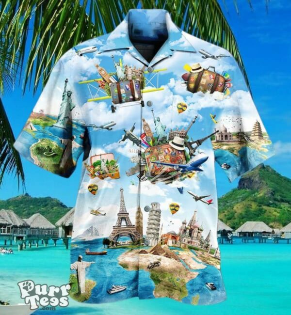 Airplane Travel World Limited Edition Hawaiian Shirt Best Gift For Men And Women Product Photo 1