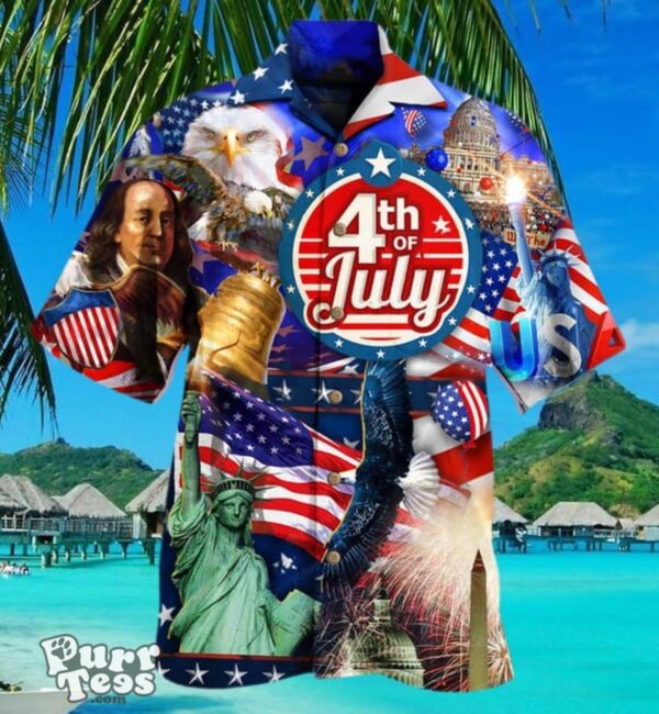 America Love July Limited Edition Hawaiian Shirt Best Gift For Men And Women Product Photo 1