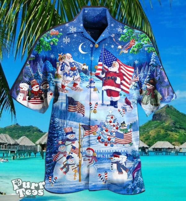 America Merry Xmas Limited Edition Hawaiian Shirt Best Gift For Men And Women Product Photo 1