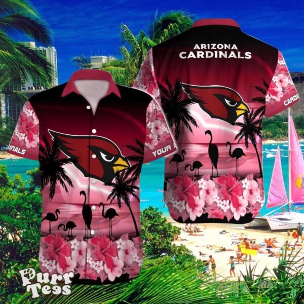 Arizona Cardinals Custom Name Hawaiian Shirt Impressive Gift For Men And Women Product Photo 1