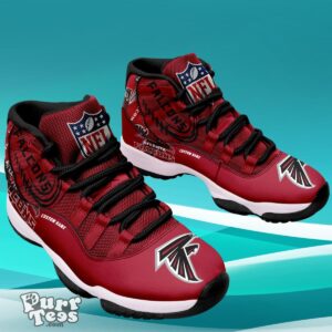 Atlanta Falcons Custom Name Air Jordan 11 Sneaker Style Gift For Men And Women Product Photo 2