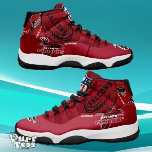 Atlanta Falcons Custom Name Air Jordan 11 Sneaker Style Gift For Men And Women Product Photo 1