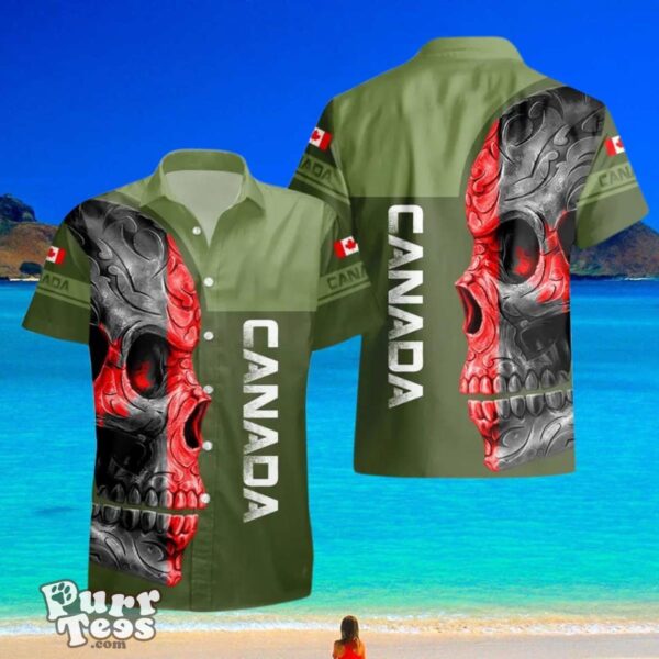 Canadian VeteranSoldier Custom Name Hawaii Shirt Best Gift For Everyone Product Photo 1