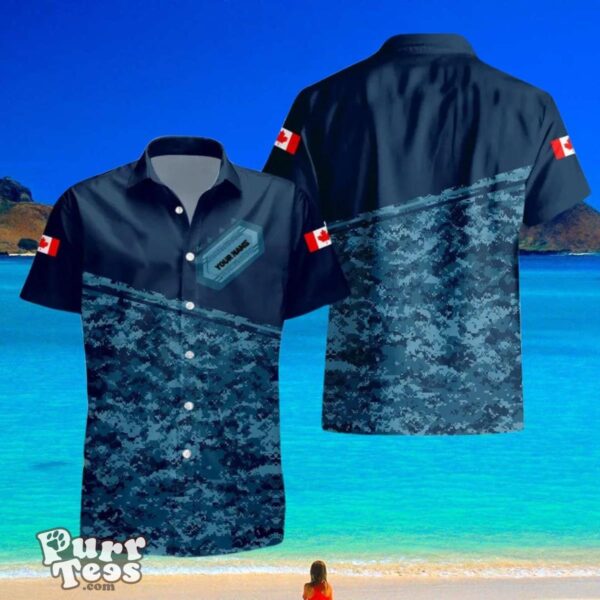 Canadian VeteranSoldier Custom Name Hawaii Shirt Impressive Gift For Friends Product Photo 3