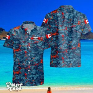 Canadian VeteranSoldier Custom Name Hawaii Shirt Style Gift For Men And Women Product Photo 3