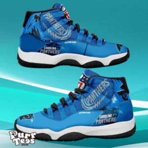 Carolina Panthers Custom Name Air Jordan 11 Sneaker Style Gift For Men And Women Product Photo 1