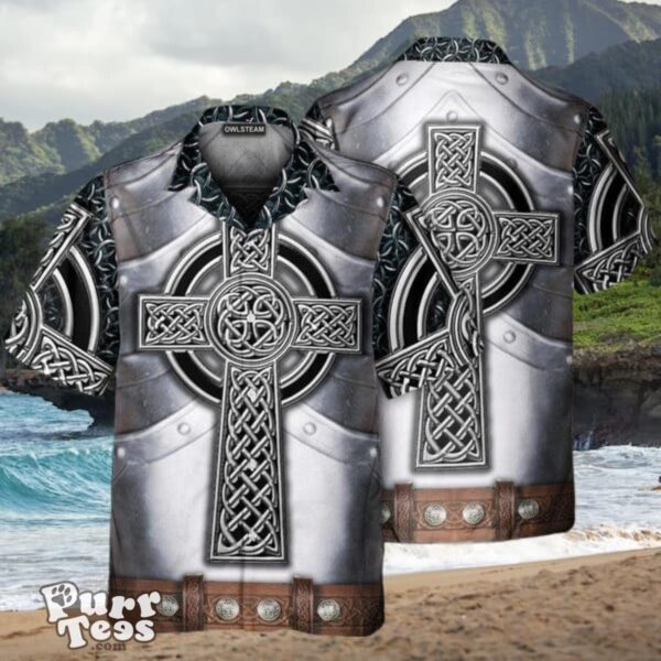Celtic armor metal irish Hawaiian Shirt Unique Gift For Men And Women Product Photo 1