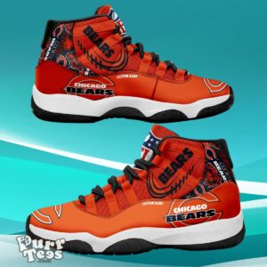 Chicago Bears Custom Name Air Jordan 11 Sneaker Style Gift For Men And Women Product Photo 1