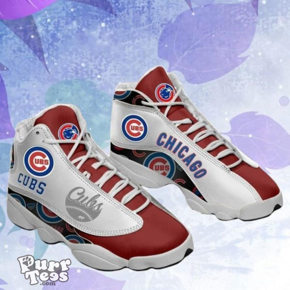 Chicago Cubs Team MLB Football Big Logo Gift For Lover Men And Women Air Jordan 13 Product Photo 1