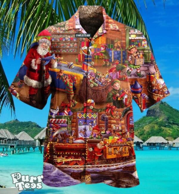 Christmas Santa And Happiness Limited Edition Hawaiian Shirt Best Gift For Men And Women Product Photo 1