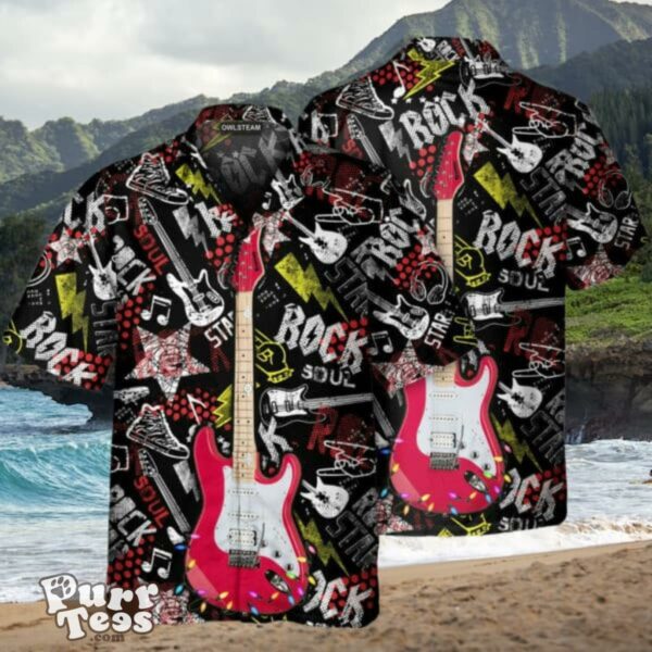 Guitar Rock Soul Merry Christmas 02 Hawaiian Shirt Unique Gift For Men And Women Product Photo 1