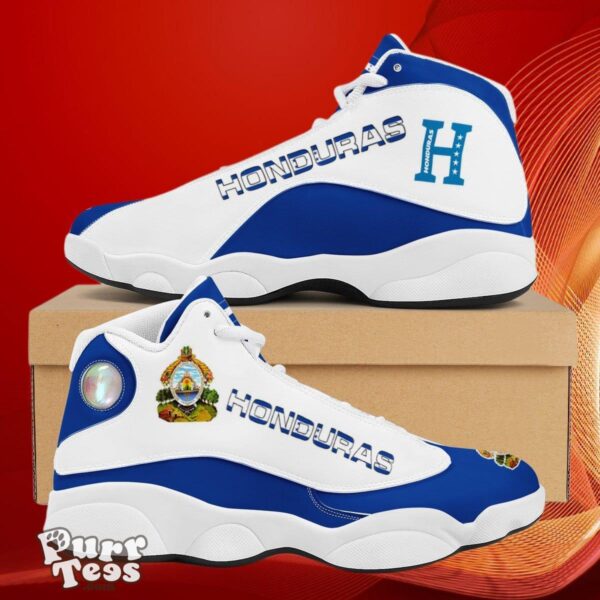 Honduras Country Flag Honduras Newest High Top Custom Name Sneakers Air Jordan 13 Best Gift For Men Women Product Photo 1
