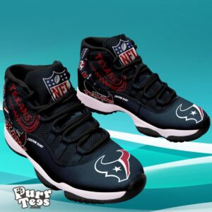 Houston Texans Custom Name Air Jordan 11 Sneaker Style Gift For Men And Women Product Photo 2
