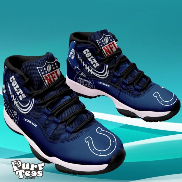 Indianapolis Colts Custom Name Air Jordan 11 Sneaker Style Gift For Men And Women Product Photo 2