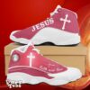 Jesus Walk By Faith High Top Sneakers Custom Name Sneakers Air Jordan 13 Best Gift For Men And Women Product Photo 1