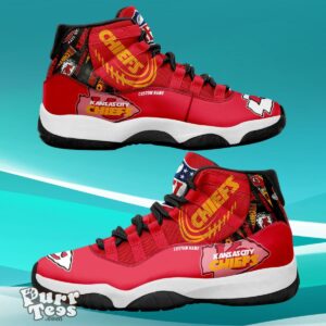 Kansas City Chiefs Custom Name Air Jordan 11 Sneaker Style Gift For Men And Women Product Photo 1