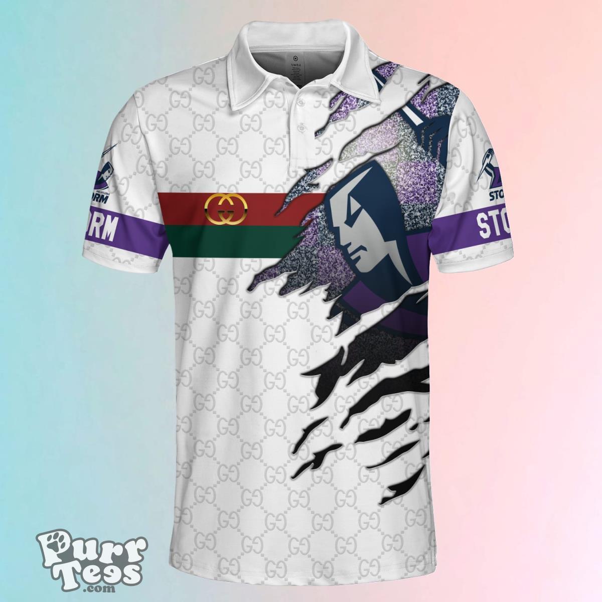Melbourne Storm Sport Polo Shirt NRL Custom Name Best Gift Product Photo 1