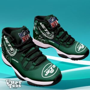 New York Jets Custom Name Air Jordan 11 Sneaker Style Gift For Men And Women Product Photo 2