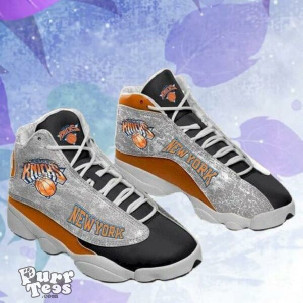 New York Knicks NBA Football Teams Big Logo Sneaker Air Jordan 13 Best Gift Product Photo 1