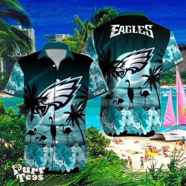 Philadelphia Eagles Custom Name Hawaiian Shirt Impressive Gift For Men And Women Product Photo 1