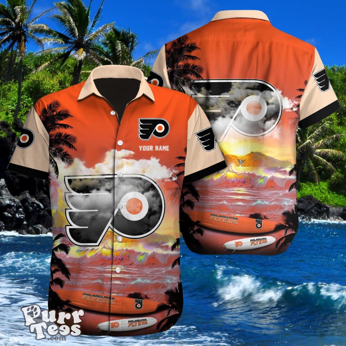 Philadelphia Flyers Custom Name Hawaiian Shirt Best Gift For Men And Women Product Photo 1