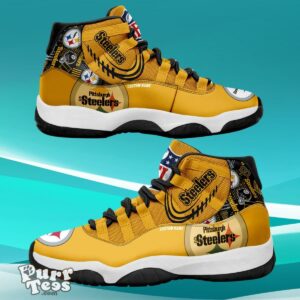 Pittsburgh Steelers Custom Name Air Jordan 11 Sneaker Style Gift For Men And Women Product Photo 1