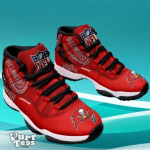 Tampa Bay Buccaneers Custom Name Air Jordan 11 Sneaker Style Gift For Men And Women Product Photo 2