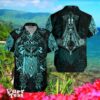 Vikings The Raven Blue of Odin Hawaiian Shirt Best Gift For Men Women Product Photo 1