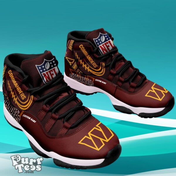 Washington Commanders Custom Name Air Jordan 11 Sneaker Style Gift For Men And Women Product Photo 2