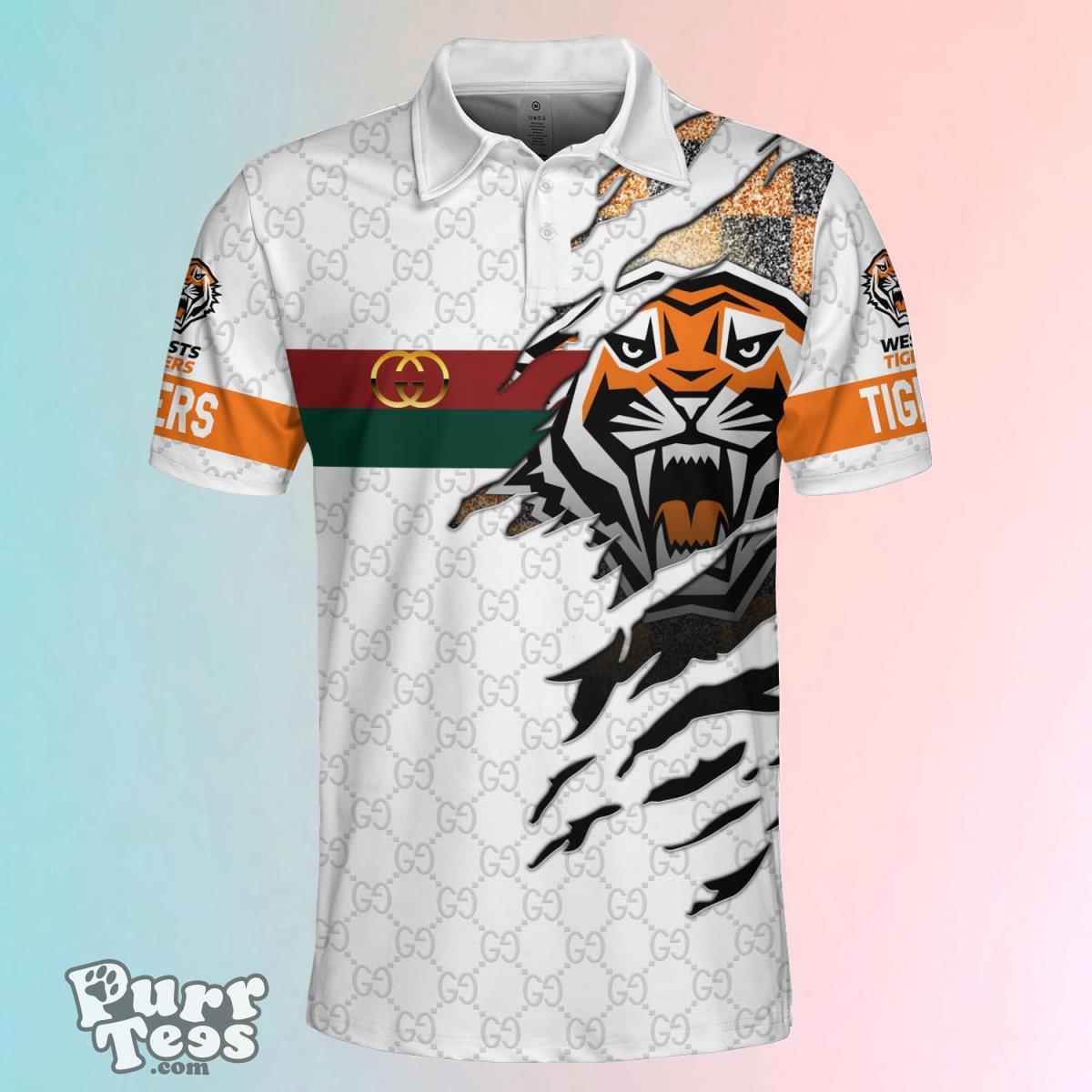 Wests Tigers Sport Polo Shirt NRL Custom Name Best Gift Product Photo 1