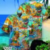 Aloha Tiki Surfing Into The Sunset LimitedHawaiian Shirt Best Gift Best Gift Product Photo 1