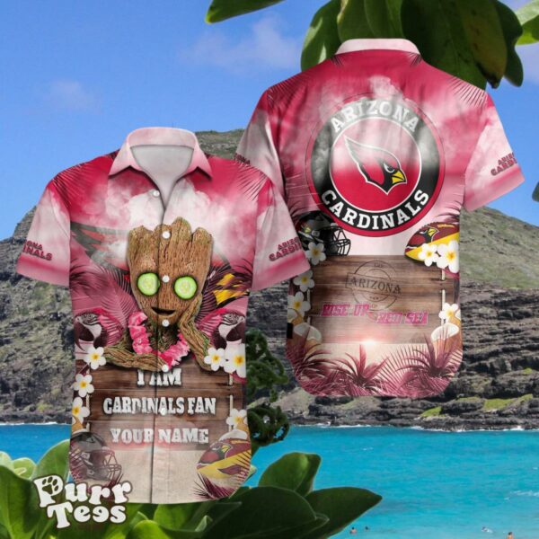Arizona Cardinals NFL Hawaiian Shirt Style Gift For Men And Women Product Photo 1