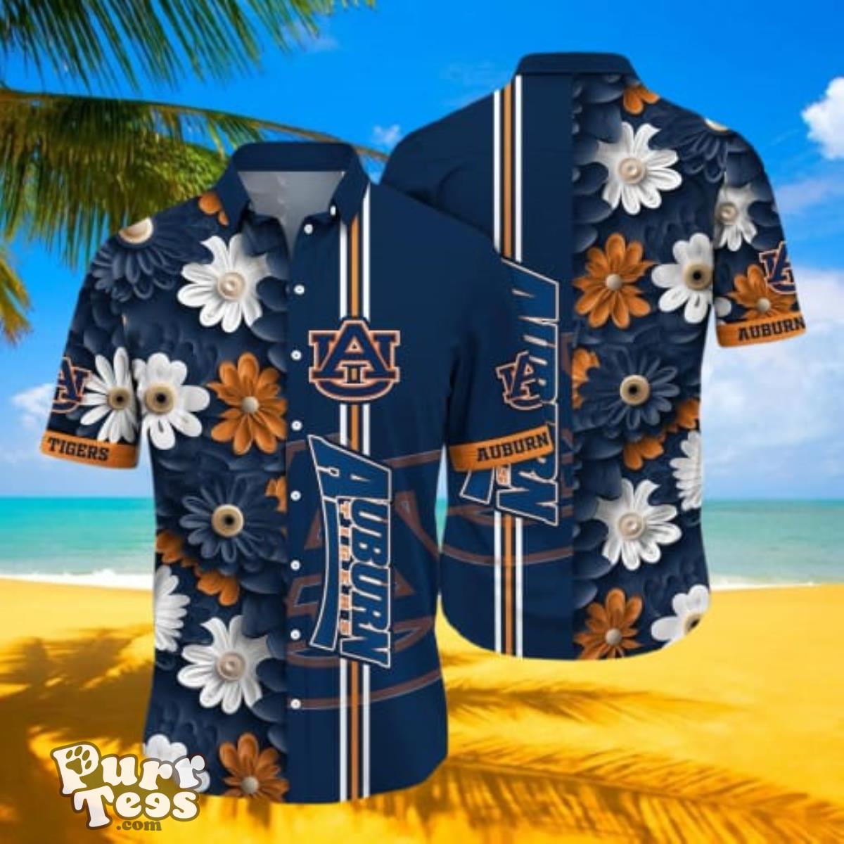 Auburn Tigers NCAA Flower Hawaii Shirt For Men & Women Best Gift Product Photo 1