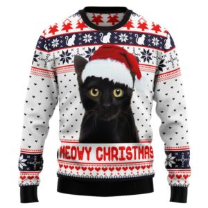 Cat Ugly Christmas Sweater, Perfect Gift and Outfit For Christmas - Sweater - Full