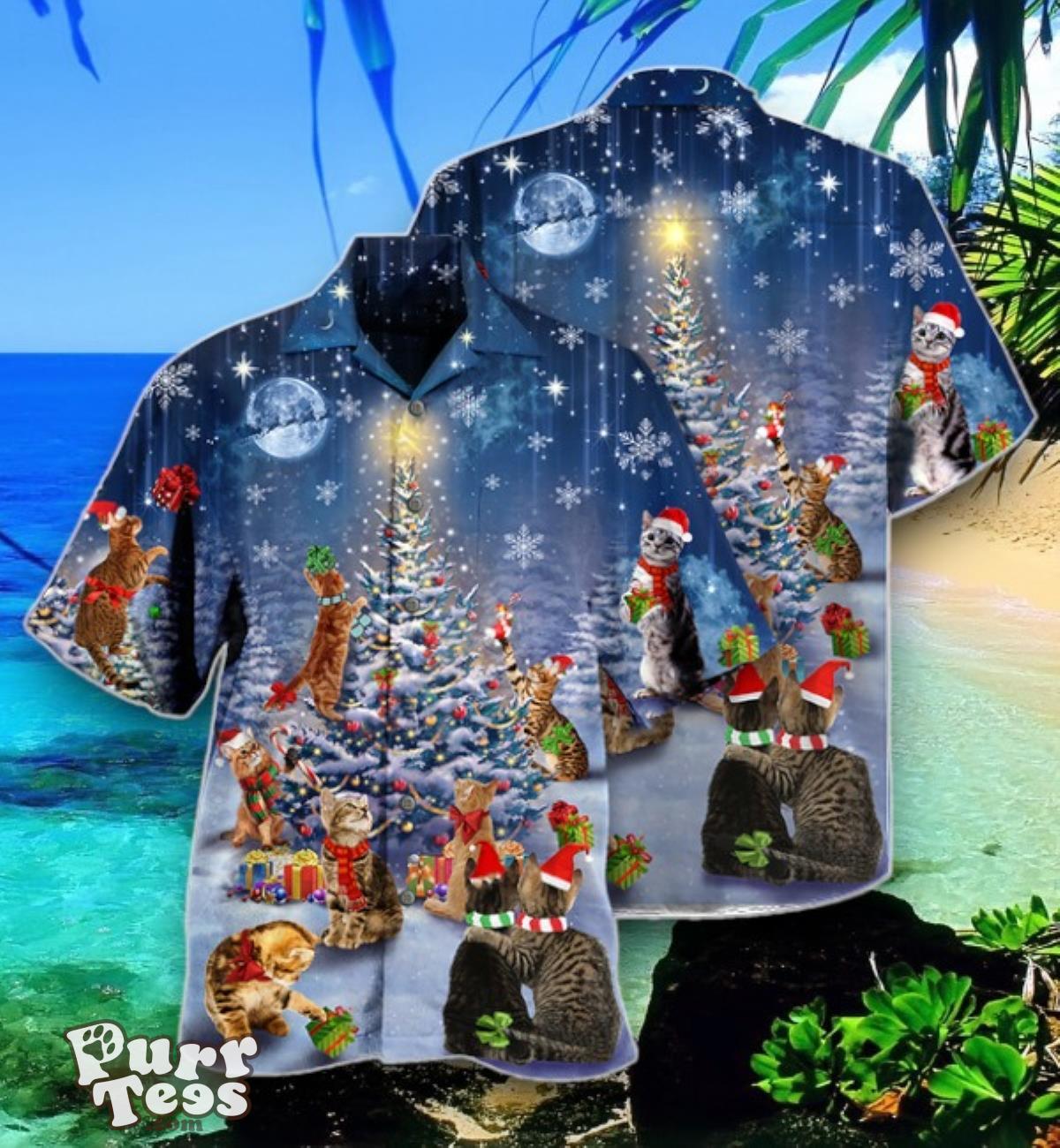 Cats Love Christmas Limited Edition Hawaiian Shirt Best Gift Best Gift Product Photo 1
