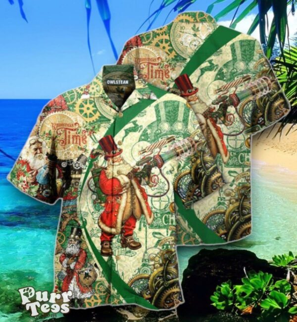 Christmas Steampunk Santa Clause Edition Hawaiian Shirt Best Gift Product Photo 1