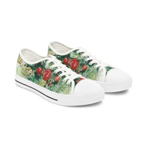 Christmas tree sneakers great for work, shopping or celebrating the holiday - Men's Shoes - White