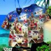 Christmas Up On Rooftop Santa’s Busiest Night Edition Hawaiian Shirt Best Gift Product Photo 1