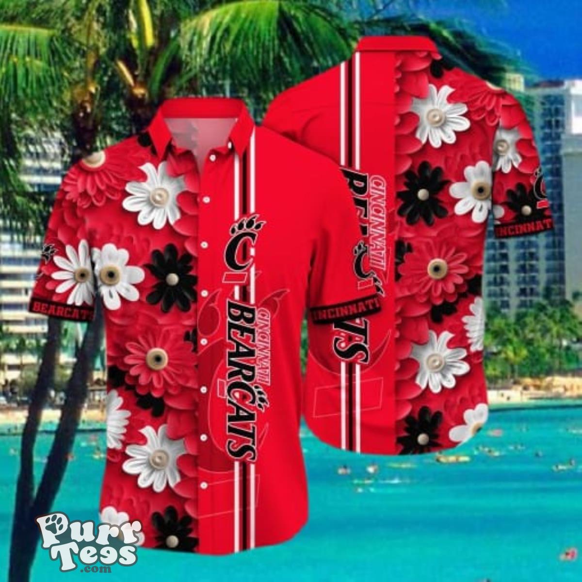 Cincinnati Bearcats NCAA Flower Hawaii Shirt And Tshirt For Fans Style Gifts Product Photo 1